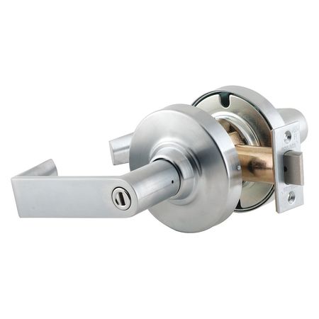 SCHLAGE Lever Lockset, Mechanical, Privacy, Grd. 1 ND40S RHO 626AM
