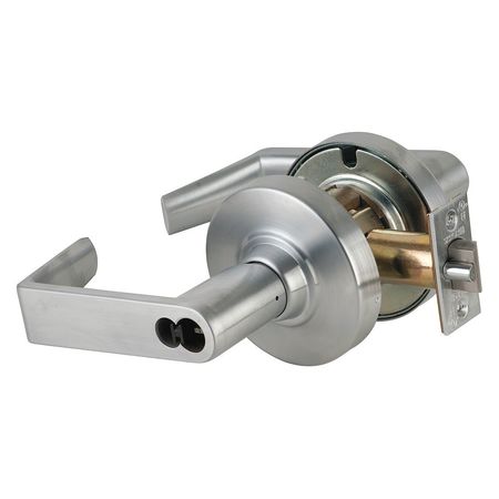 SCHLAGE Lever Lockset, Mechanical, Entrance, Grd. 1 ND53JD RHO 626