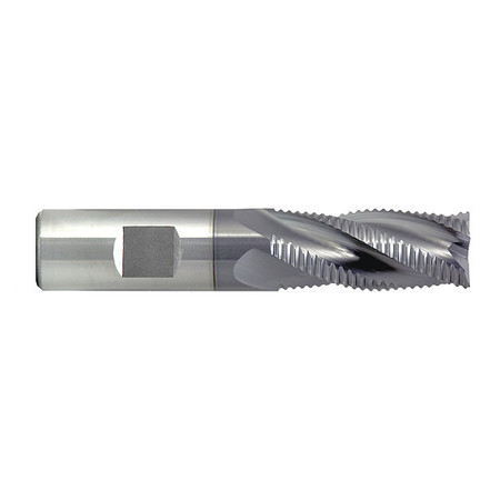 MELIN TOOL CO Hss Fine Rough End Mill Sq 7/8X1-7/8, Number of Flutes: 5 CFP-2828-TICN