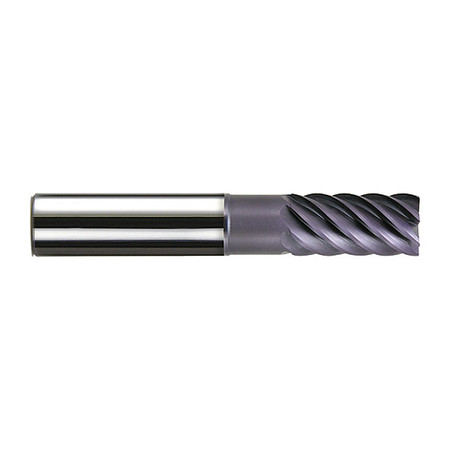 MELIN TOOL CO End Mill, HP, Carbide, 7F, 1/2" x 1-1/4, Overall Length: 3" VXMG7-1616-R030M-NACRO