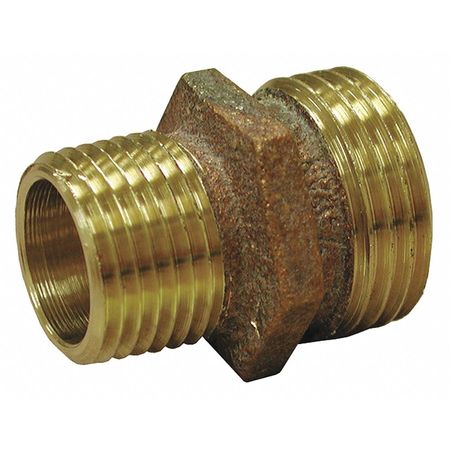 JONES STEPHENS Grdn Hose Fttng, MH x MP, 3/4x3/4", 1/2"FIP G20103