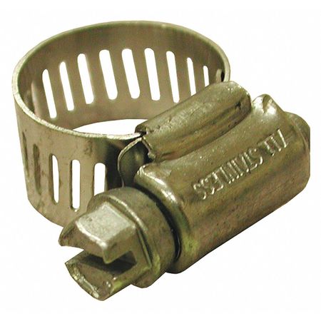 JONES STEPHENS Gear Clamp w/1/2" Band, 1/2"-1-1/16" G11010