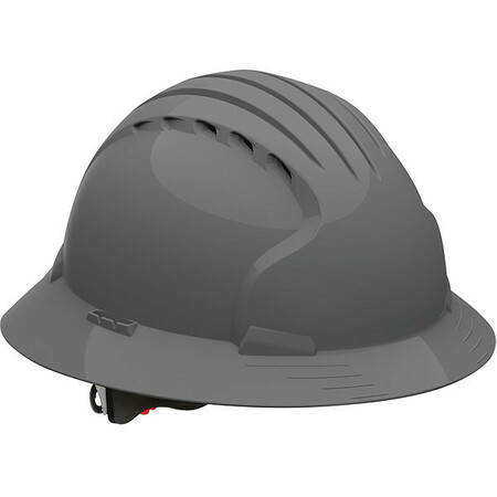 PIP Full Brim Hard Hat, Type 1, Class C, Ratchet (6-Point), Gray 280-EV6161V-40