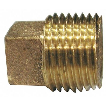 JONES STEPHENS Bronze Corded Sq. Head Plug, No Lead, 3/4" B74285LF