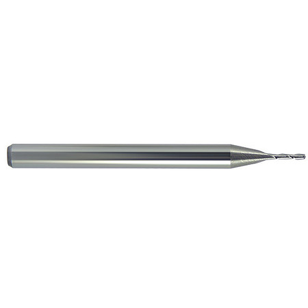 MELIN TOOL CO End Mill, Carbide, GP, Square, 2.5mm x 12mm, Finish: Uncoated AMG-M3M2.5