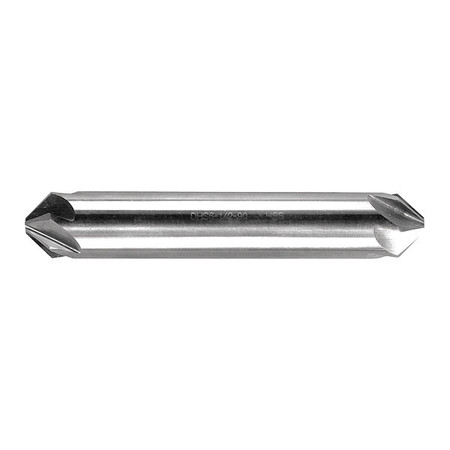 MELIN TOOL CO Double End Countersink, HSS, 90 deg., 3/8", Number of Flutes: 6 DHS6-3/8-90