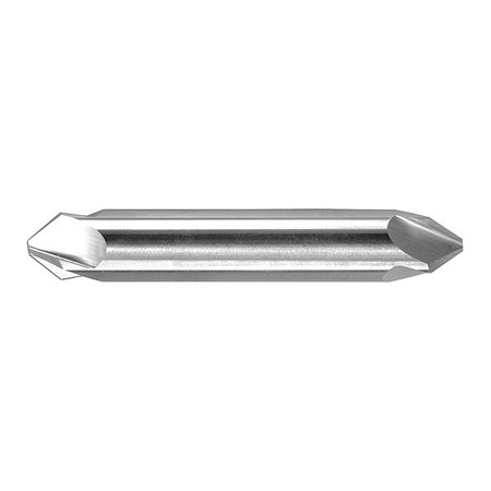 MELIN TOOL CO Drill Point Countersink, HSS, 82 deg., 3/8", Number of Flutes: 4 DHS4DP-3/8-82