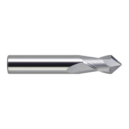 MELIN TOOL CO Carbide Drill Mill, 90 deg., 3/8" x 1", Number of Flutes: 2 AMG-1212-DP-1