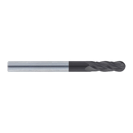 MELIN TOOL CO End Mill, HP, Carbide, Ball, 1/4" x 3/4, End Mill Style: Square CCMG-808-B-DIA