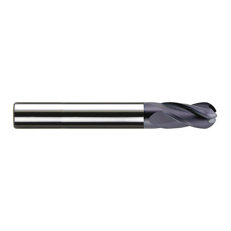 MELIN TOOL CO Carbide GP End Mill Ball 3/16X1-1/8, Number of Flutes: 4 CCMG-606-EB-ALTIN