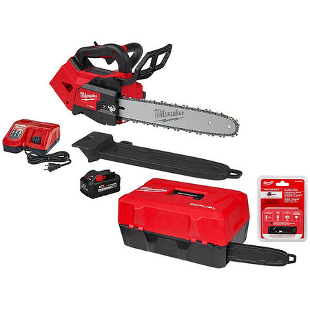 MILWAUKEE TOOL Chainsaw, Case and Chain, Battery Powered 2826-21T, 49-16-2744, 49-16-2746