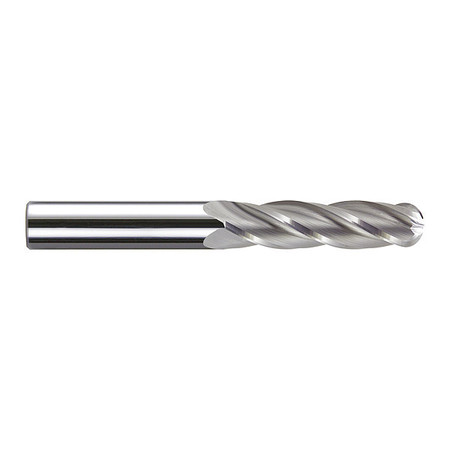 MELIN TOOL CO End Mill, Carbide, GP, Ball, 1/2" x 2, Number of Flutes: 4 CCMG-1616-LB