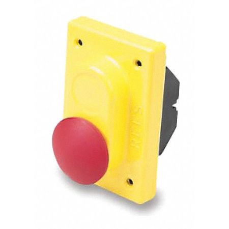 Rees Mushroom Push/Pull Button, Red, 1-3/4" 04596002
