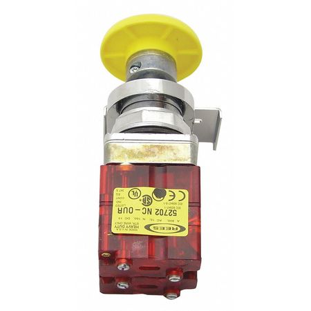 REES Push Buttons w/2 NC, Yellow, 30.5mm 40102314