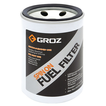 Groz Fuel Filter, 10 Micron 45910