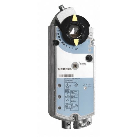 SIEMENS Electronic Damper Actuator, 160lb. Torque GCA161.1U