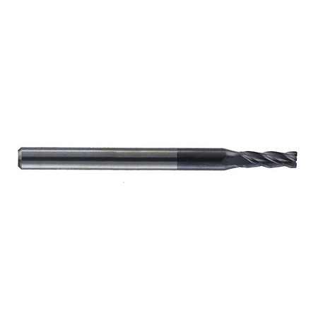 MELIN TOOL CO Carbide Micro End Mill 0.100X0.300, Finish: DLC CCMG-.100-R010-DLC