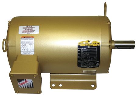 BALDOR-RELIANCE 3-Phase General Purpose Motor, 7 1/2 HP, 184TC Frame, 208-230/460V AC Voltage, 3450 Nameplate RPM CEM3219T