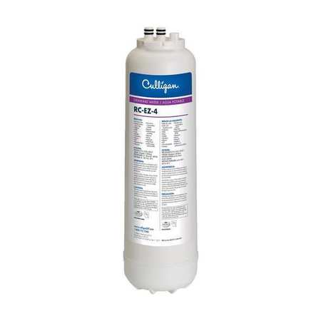 Culligan Quick Connect Filter, 0.5 gpm, 0.5 Micron, 2-3/4" O.D., 12 1/2 in H RC-EZ-4