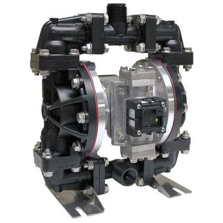 SANDPIPER Double Diaphragm Pump, Conductive Acetal, Air Operated, 14 GPM S05B2G2TXNS000.