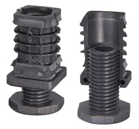 ELESA Level Foot, Swivel Stud, M16, 40mm Base NDA.Q-40-M22X30