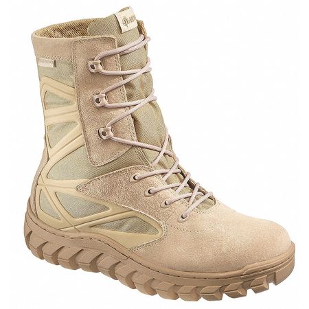 BATES Tactical Boots, Mens, 10-1/2M, Desert, PR E06118