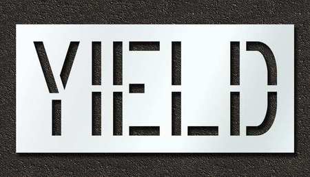 RAE Pavement Stencil, Yield, 18 in STL-116-71826