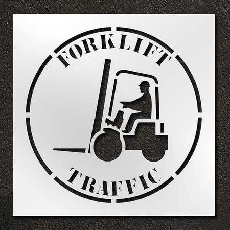 RAE Stencil, Forklift Traffic, 42 in STL-116-14802