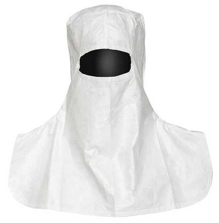 DUPONT Cleanroom Hood, White, M, PK100 IC666BWHMD01000C