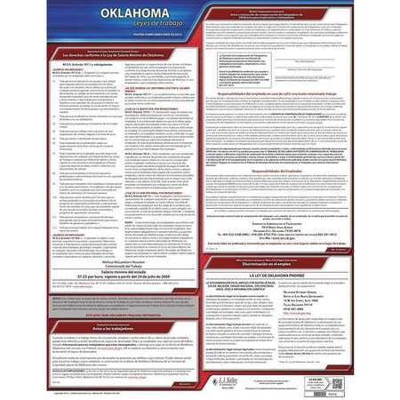 JJ KELLER Labor Law Poster, State Labor Law, OK 200-OK