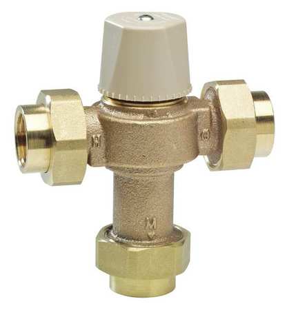 WATTS Thermostatic Mixing Valve, 1 in. LFMMV-M1-UT