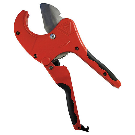 Superior Tool Pipe Cutter, PVC, 10 In. L, Ratchet 37116