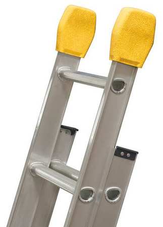 Louisville Ladder End Caps, Aluminum, 375 lb., PR LP-5510-00