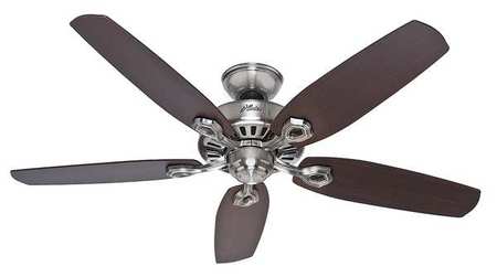 Hunter Decorative Ceiling Fan, 52" Blade Dia., 1 Phase, 120V AC 53241