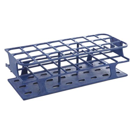 HEATHROW SCIENTIFIC ONERACK Test Tube Rack, Slots 24x30mm, Blue HS27515B