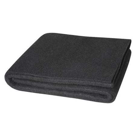 STEINER Welding Blanket, 4 ft. W, 6 ft., Black 317-4X6