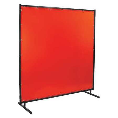 STEINER Welding Screen, 8 ft. W, 6 ft., Orange 548HD-6X8