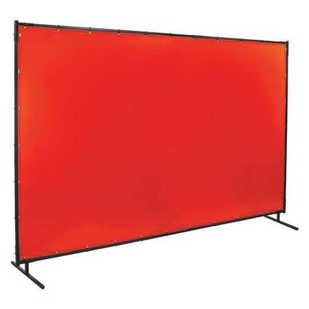 Steiner Welding Screen, 10 ft. W, 6 ft., Orange 538-6X10