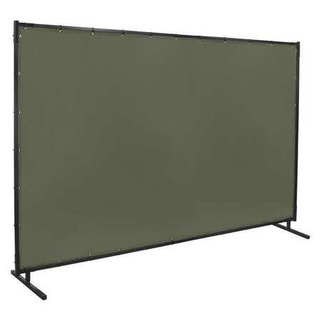 STEINER Welding Screen, 10 ft. W, 6 ft., Olive 501HD-6X10