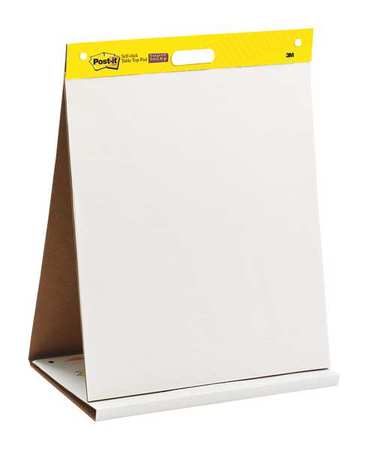 POST-IT Easel Pad, Plain, White, 20 in. x 23 in. 563R