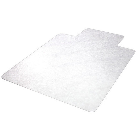 Zoro Select Chair Mat, Traditional Lip, 45 x 53 In. 29PL73