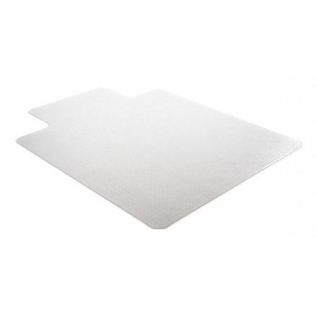 Zoro Select Chair Mat, Traditional Lip, 45 x 53 In. 29PL66