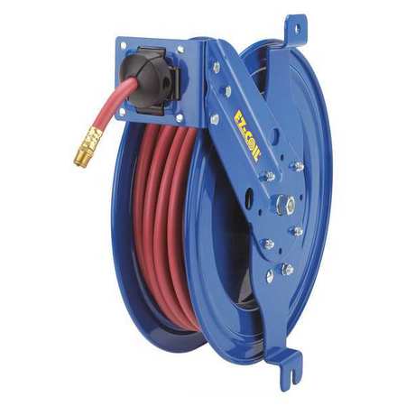 COXREELS Side Mount Reel with Guide Arm, 3/8" Hose Dia., 50 ft. Length EZ-SG17-L350