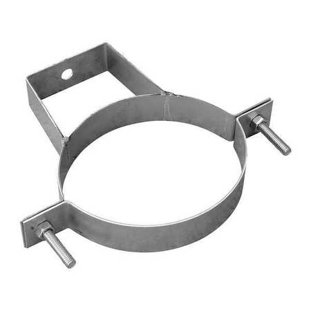Nordfab Pipe Hanger, 8 in Duct Dia, Galvanized Steel, 14 GA, 10-3/8" L x 8010004181