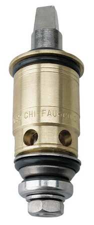 CHICAGO FAUCET RH Ceramic Cartridge, Brass/SS, PK12 1-099XTBL12JKABNF