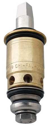 CHICAGO FAUCET LH Ceramic Cartridge, Brass/SS, PK12 1-100XTBL12JKABNF