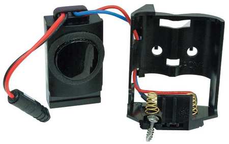 CHICAGO FAUCET Battery Holder Kit, Metal/Plastic 242.433.00.1