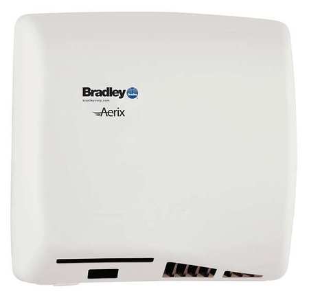 BRADLEY Hand Dryer, Sensor, Steel, Surface 2902-287300