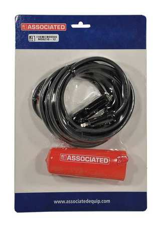 ASSOCIATED EQUIPMENT Battery Cable, 15 ga., Solder MS6210-12