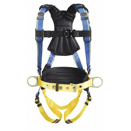 WERNER Full Body Harness, Vest Style, XL H133104